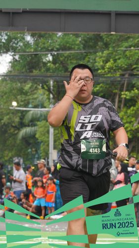 Race photo from Mangkunegaran Run 2025