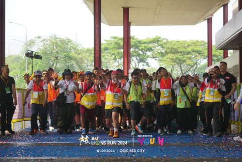 Race photo from BAF LIONS RUN 2024