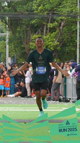 Race photo from Mangkunegaran Run 2025