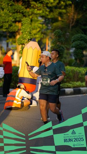 Race photo from Mangkunegaran Run 2025
