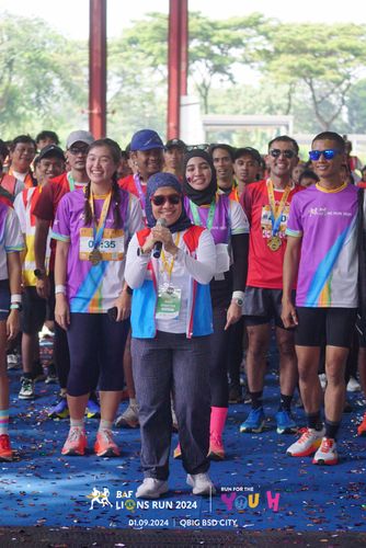 Race photo from BAF LIONS RUN 2024