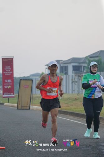 Race photo from BAF LIONS RUN 2024