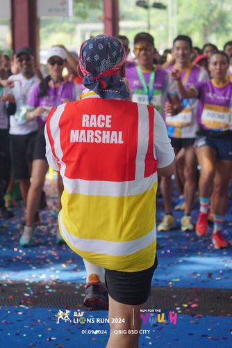 Race photo from BAF LIONS RUN 2024