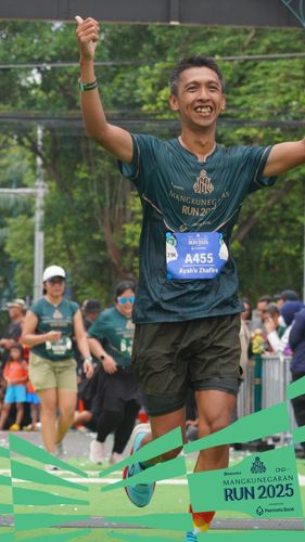 Race photo from Mangkunegaran Run 2025