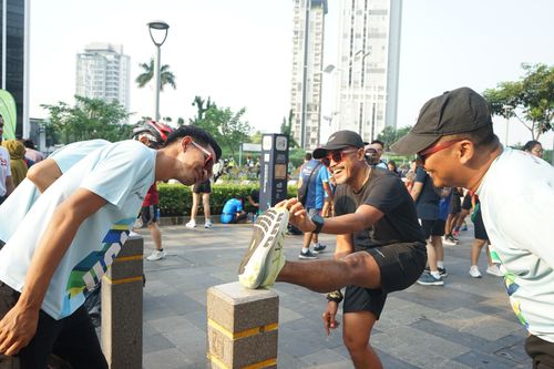 Race photo from Lari Bareng Yuk!