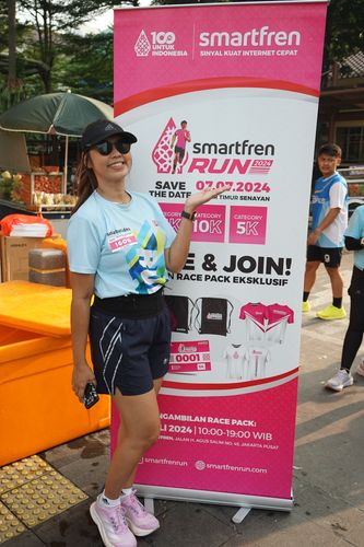 Race photo from Smartfren Run 2024 Vibes