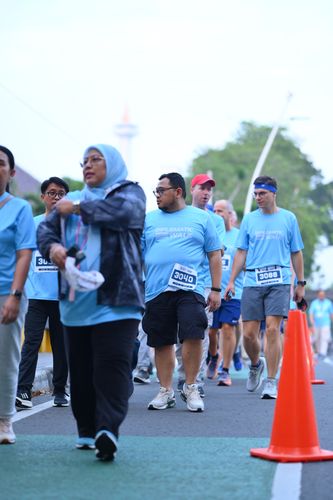 Race photo from KEMLU RUN 2025