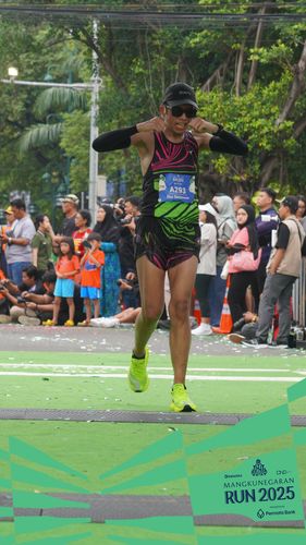 Race photo from Mangkunegaran Run 2025