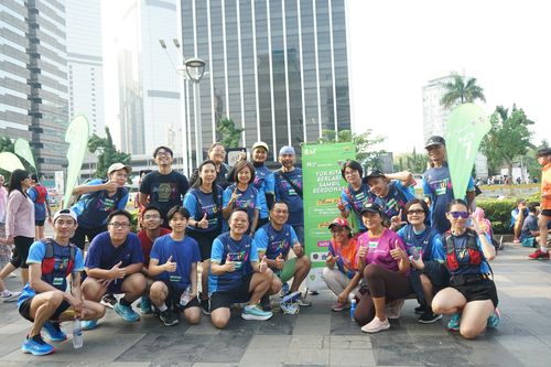 Race photo from Lari Bareng Yuk!