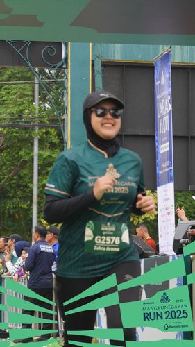 Race photo from Mangkunegaran Run 2025