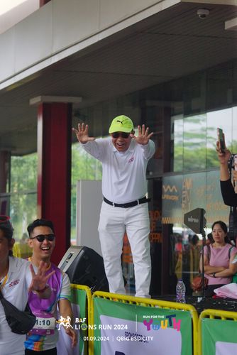 Race photo from BAF LIONS RUN 2024