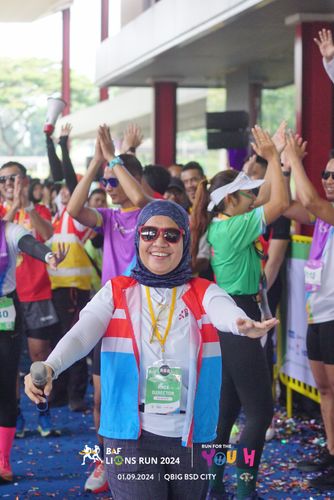 Race photo from BAF LIONS RUN 2024