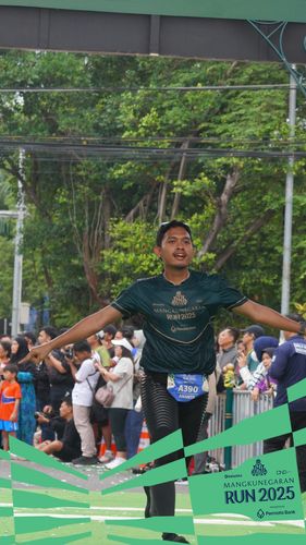 Race photo from Mangkunegaran Run 2025