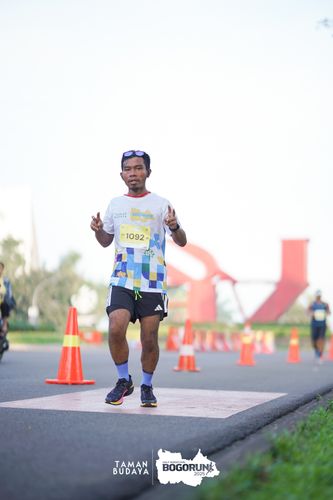 Race photo from Taman Budaya x BOGORUN 2025