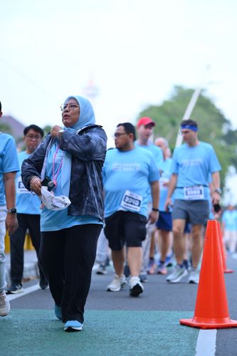 Race photo from KEMLU RUN 2025