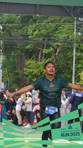 Race photo from Mangkunegaran Run 2025