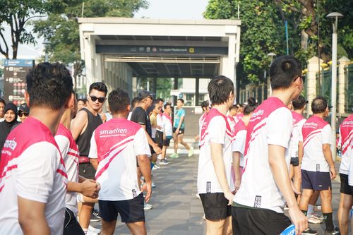 Race photo from Smartfren Run 2024 Vibes