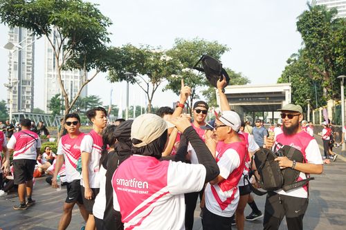 Race photo from Smartfren Run 2024 Vibes