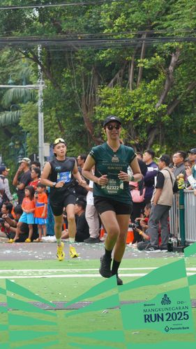Race photo from Mangkunegaran Run 2025