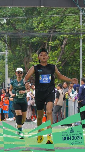 Race photo from Mangkunegaran Run 2025
