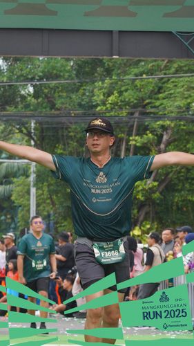 Race photo from Mangkunegaran Run 2025