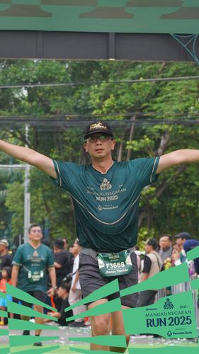 Race photo from Mangkunegaran Run 2025