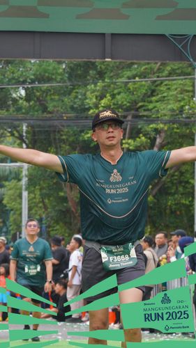 Race photo from Mangkunegaran Run 2025