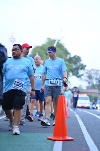 Race photo from KEMLU RUN 2025