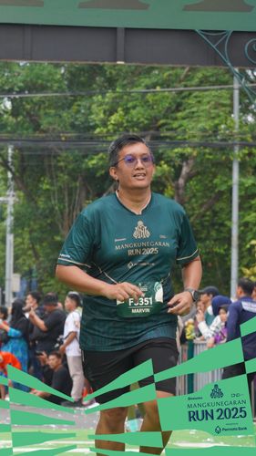 Race photo from Mangkunegaran Run 2025