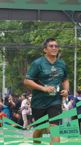 Race photo from Mangkunegaran Run 2025