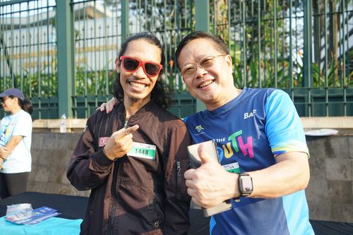 Race photo from Lari Bareng Yuk!