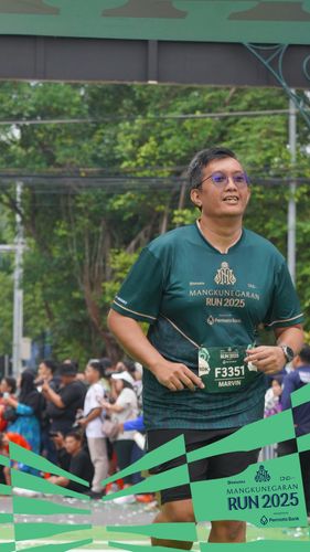 Race photo from Mangkunegaran Run 2025