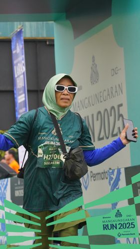 Race photo from Mangkunegaran Run 2025