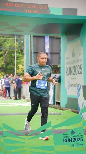 Race photo from Mangkunegaran Run 2025