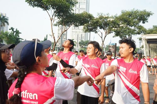 Race photo from Smartfren Run 2024 Vibes