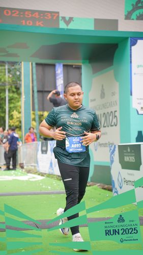 Race photo from Mangkunegaran Run 2025