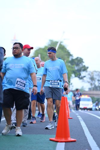 Race photo from KEMLU RUN 2025