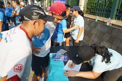 Race photo from Lari Bareng Yuk!