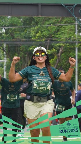 Race photo from Mangkunegaran Run 2025