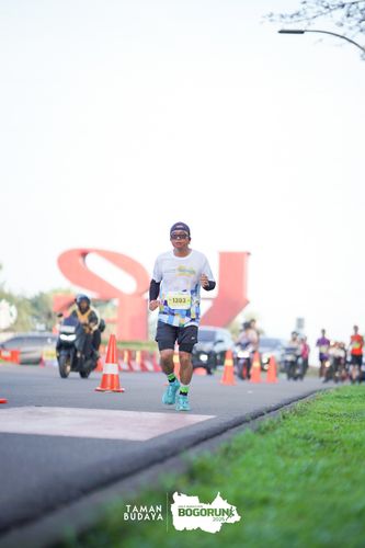Race photo from Taman Budaya x BOGORUN 2025