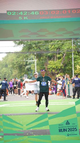 Race photo from Mangkunegaran Run 2025