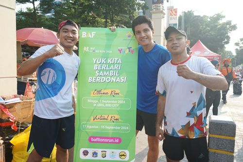 Race photo from Lari Bareng Yuk!