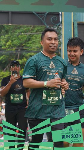 Race photo from Mangkunegaran Run 2025