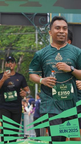 Race photo from Mangkunegaran Run 2025
