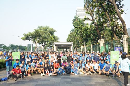 Race photo from Lari Bareng Yuk!