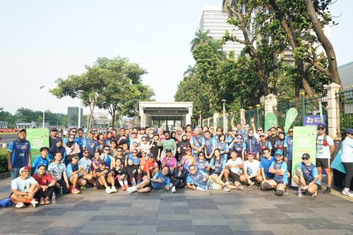Race photo from Lari Bareng Yuk!