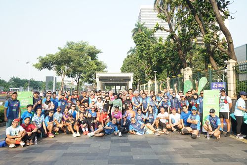Race photo from Lari Bareng Yuk!