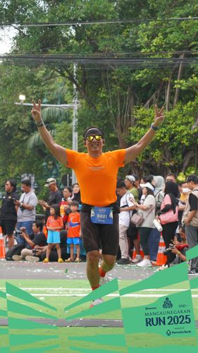 Race photo from Mangkunegaran Run 2025