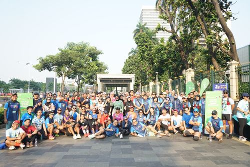 Race photo from Lari Bareng Yuk!