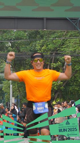 Race photo from Mangkunegaran Run 2025